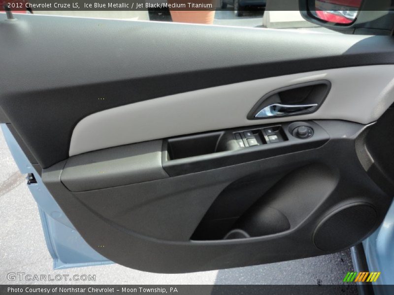 Ice Blue Metallic / Jet Black/Medium Titanium 2012 Chevrolet Cruze LS