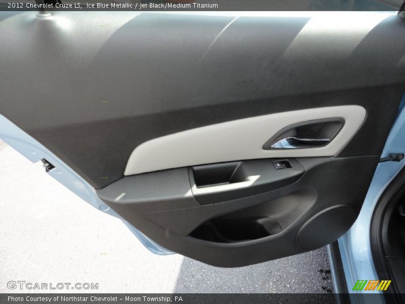 Ice Blue Metallic / Jet Black/Medium Titanium 2012 Chevrolet Cruze LS