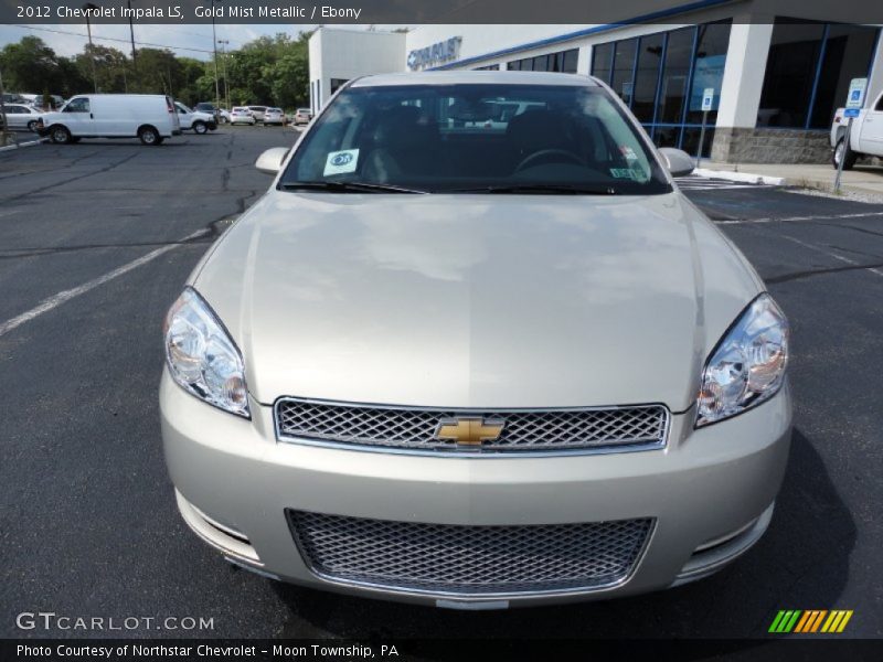 Gold Mist Metallic / Ebony 2012 Chevrolet Impala LS