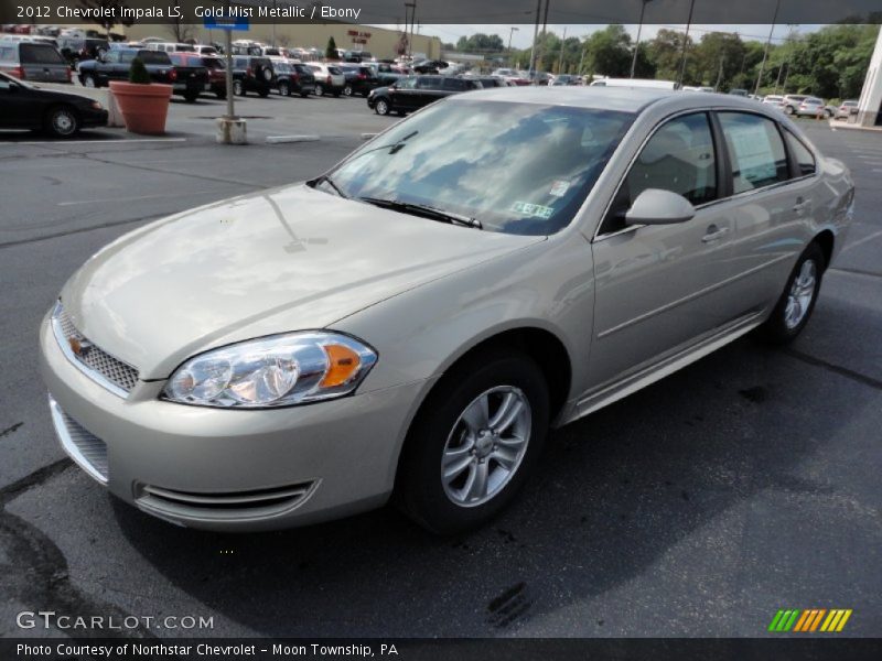 Gold Mist Metallic / Ebony 2012 Chevrolet Impala LS