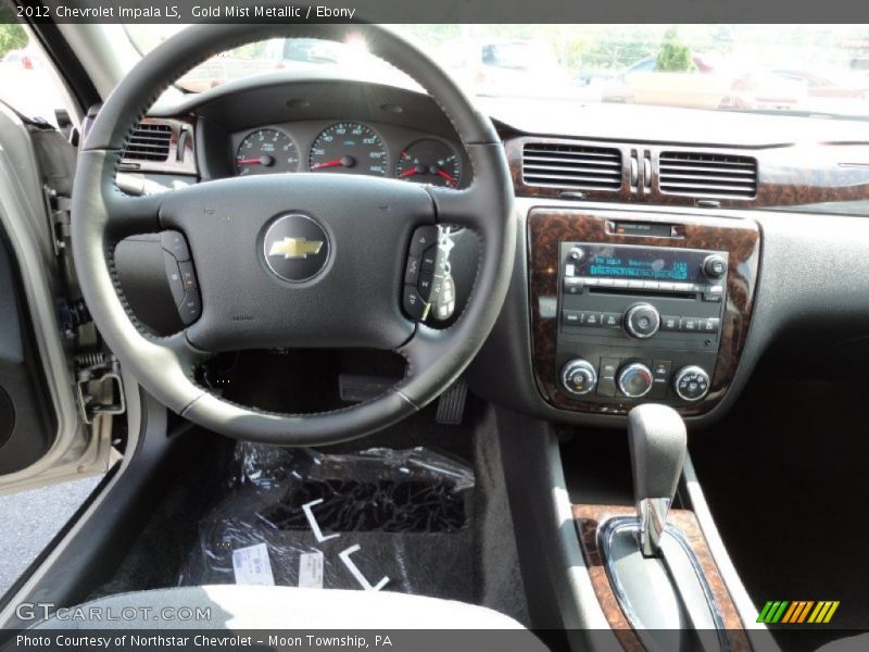 Dashboard of 2012 Impala LS