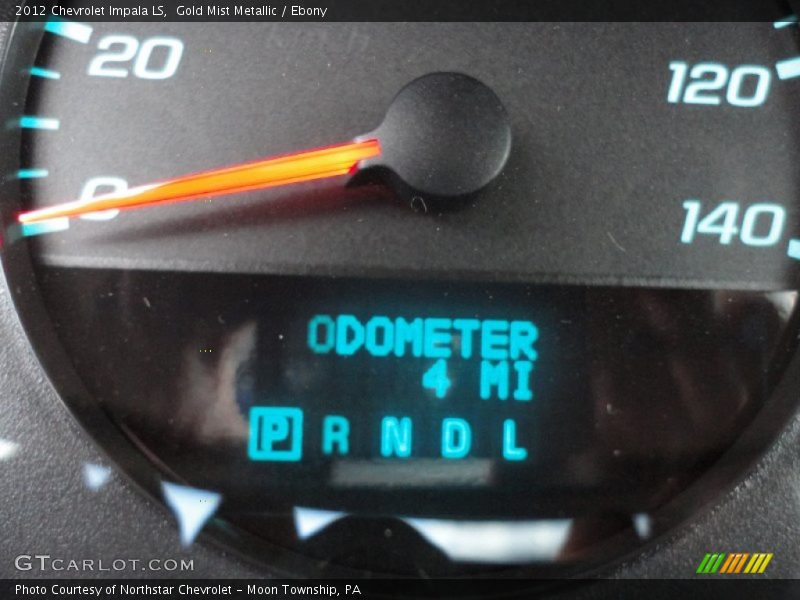 Gold Mist Metallic / Ebony 2012 Chevrolet Impala LS