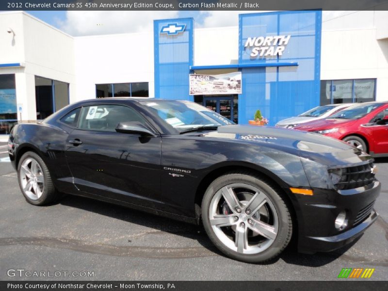 Carbon Flash Metallic / Black 2012 Chevrolet Camaro SS 45th Anniversary Edition Coupe