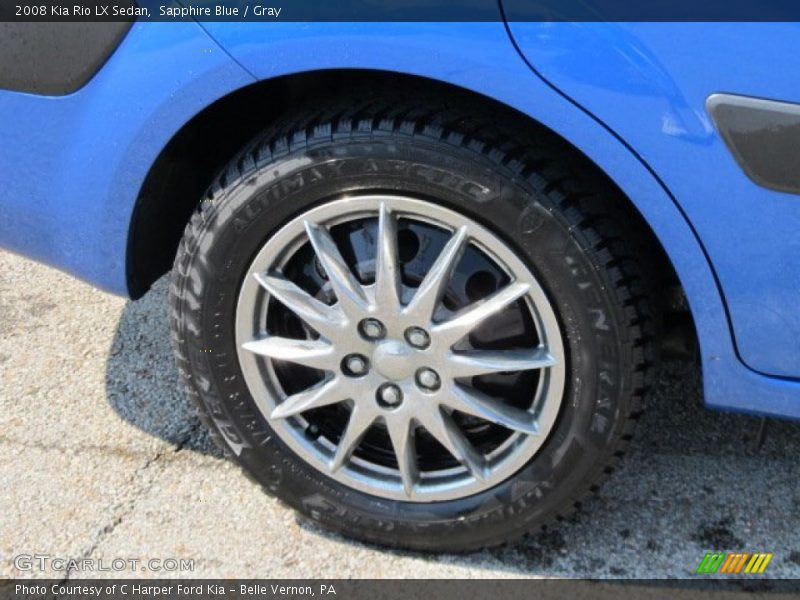 Sapphire Blue / Gray 2008 Kia Rio LX Sedan