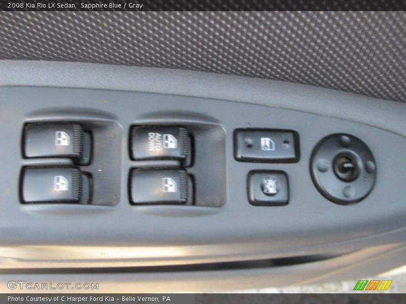 Sapphire Blue / Gray 2008 Kia Rio LX Sedan