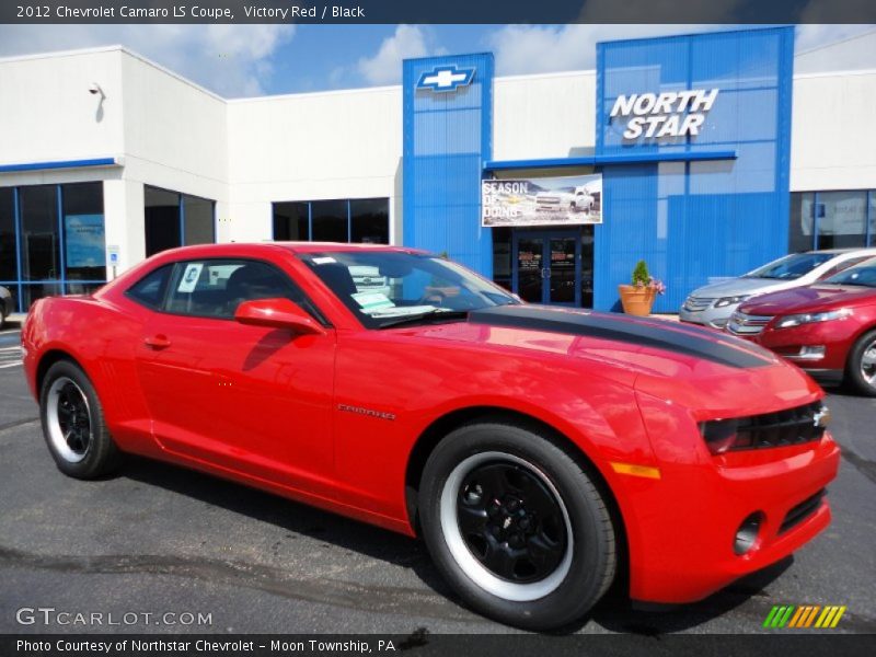 Victory Red / Black 2012 Chevrolet Camaro LS Coupe
