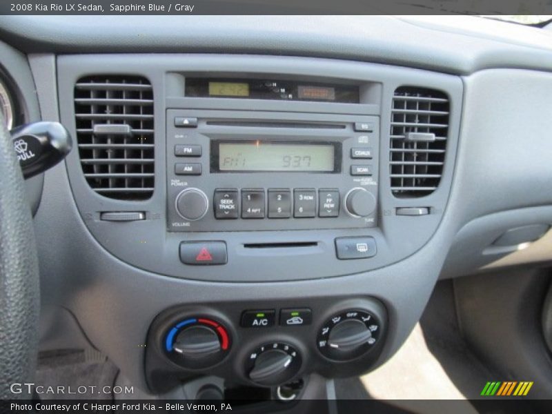 Sapphire Blue / Gray 2008 Kia Rio LX Sedan