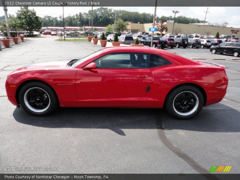 Victory Red / Black 2012 Chevrolet Camaro LS Coupe