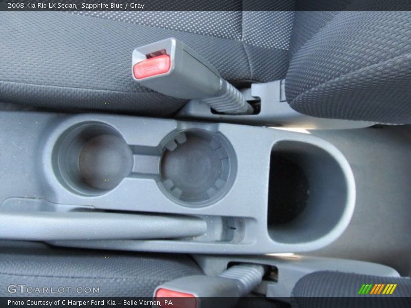 Sapphire Blue / Gray 2008 Kia Rio LX Sedan