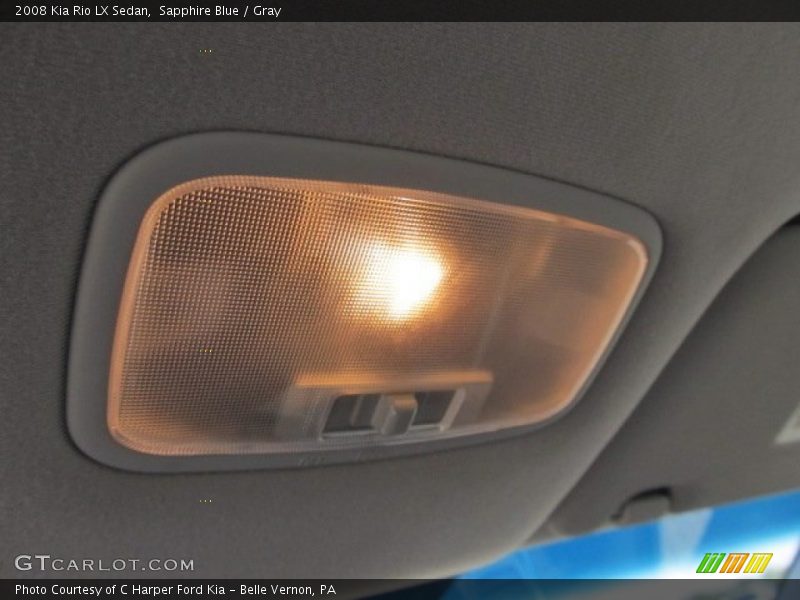 Sapphire Blue / Gray 2008 Kia Rio LX Sedan