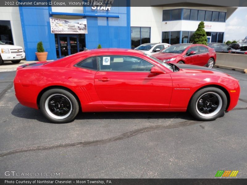 Victory Red / Black 2012 Chevrolet Camaro LS Coupe