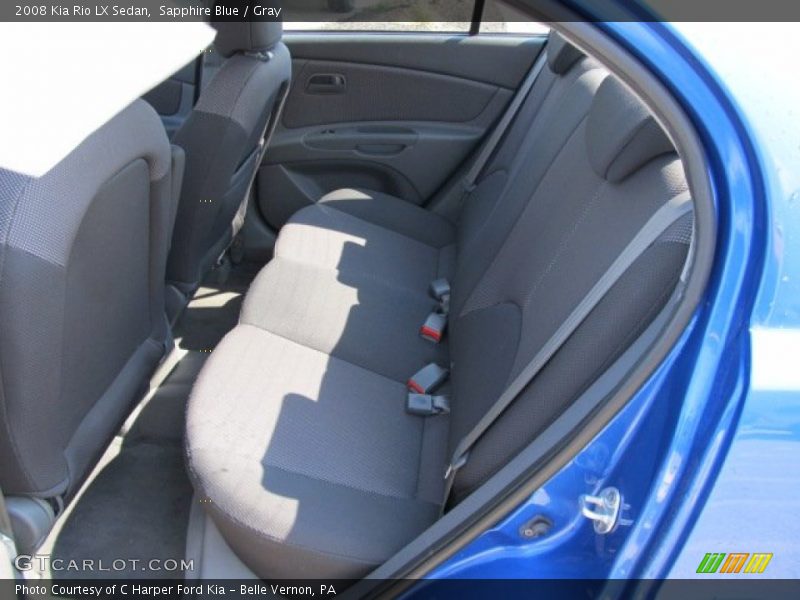 Sapphire Blue / Gray 2008 Kia Rio LX Sedan