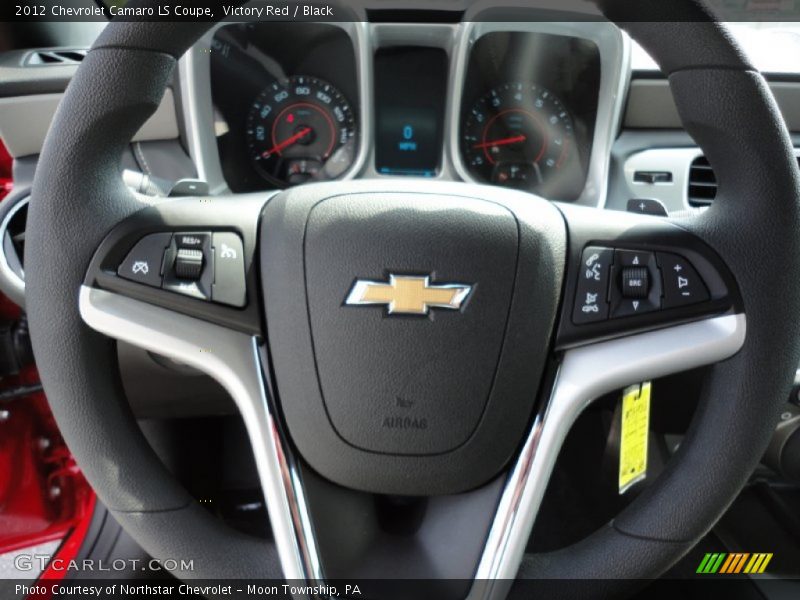 Victory Red / Black 2012 Chevrolet Camaro LS Coupe