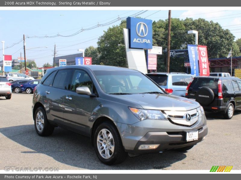 Sterling Gray Metallic / Ebony 2008 Acura MDX Technology