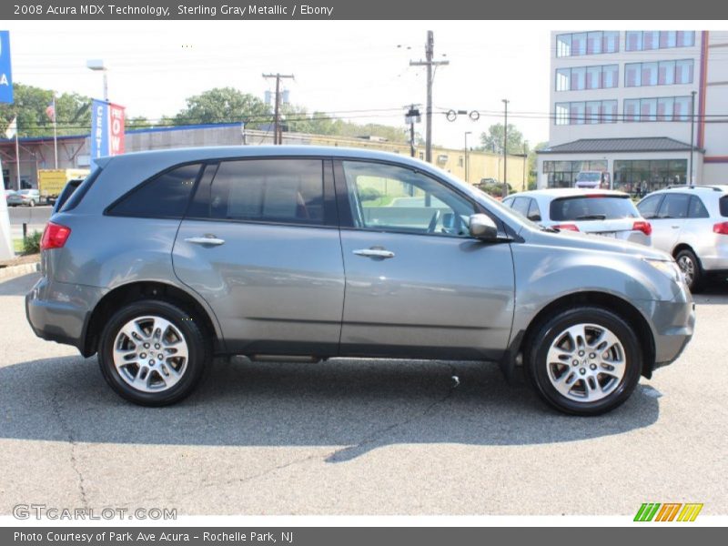Sterling Gray Metallic / Ebony 2008 Acura MDX Technology