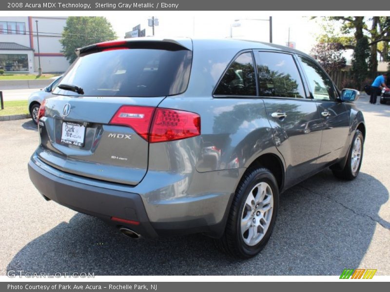 Sterling Gray Metallic / Ebony 2008 Acura MDX Technology