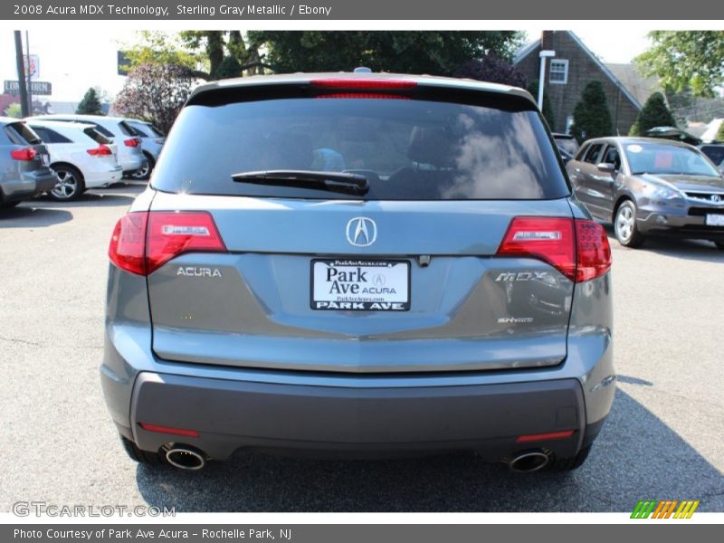 Sterling Gray Metallic / Ebony 2008 Acura MDX Technology