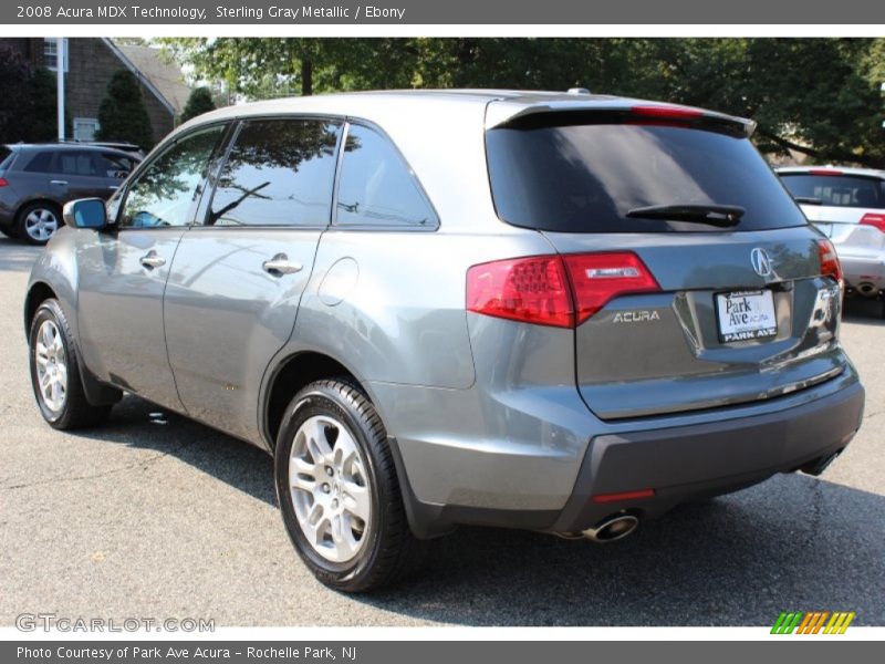 Sterling Gray Metallic / Ebony 2008 Acura MDX Technology