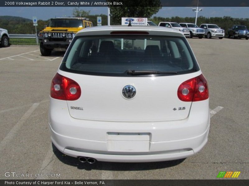 Candy White / Anthracite Black 2008 Volkswagen Rabbit 2 Door