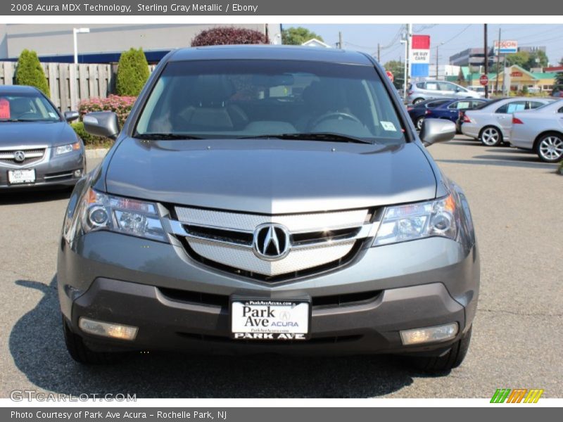 Sterling Gray Metallic / Ebony 2008 Acura MDX Technology