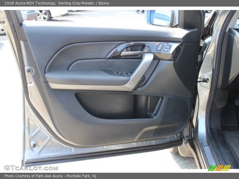 Sterling Gray Metallic / Ebony 2008 Acura MDX Technology