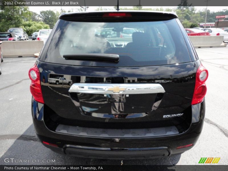 Black / Jet Black 2012 Chevrolet Equinox LS