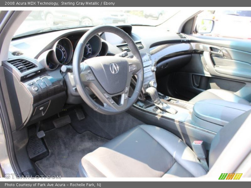 Sterling Gray Metallic / Ebony 2008 Acura MDX Technology