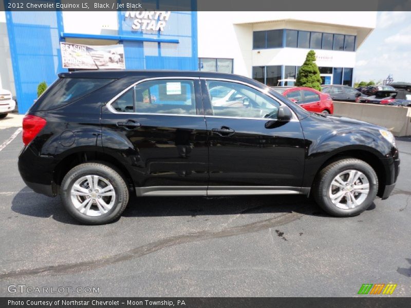 Black / Jet Black 2012 Chevrolet Equinox LS