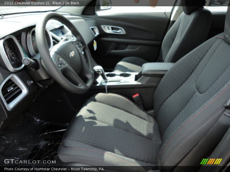 Black / Jet Black 2012 Chevrolet Equinox LS