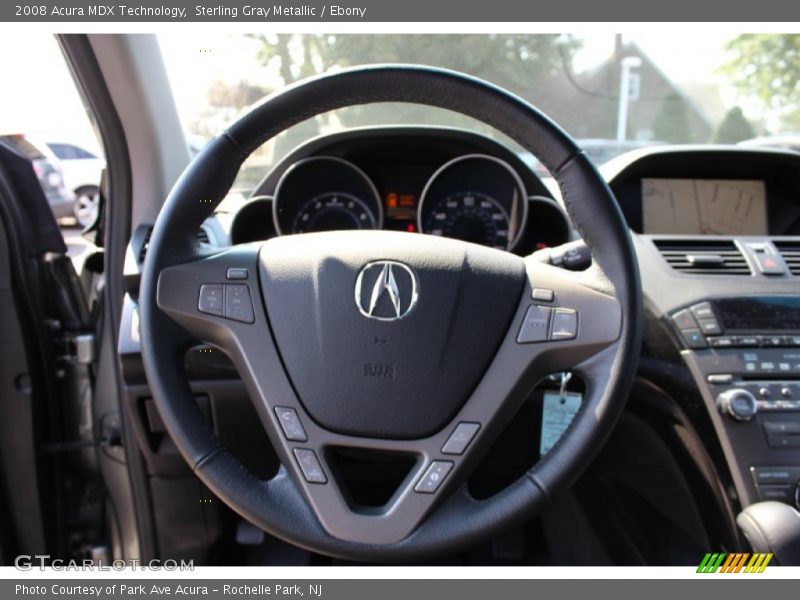 Sterling Gray Metallic / Ebony 2008 Acura MDX Technology