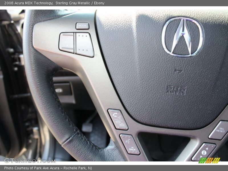 Sterling Gray Metallic / Ebony 2008 Acura MDX Technology