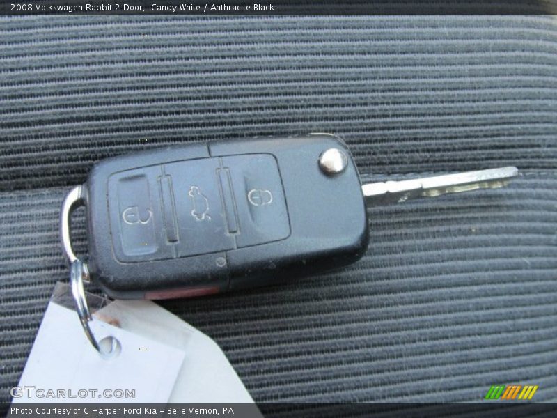 Candy White / Anthracite Black 2008 Volkswagen Rabbit 2 Door