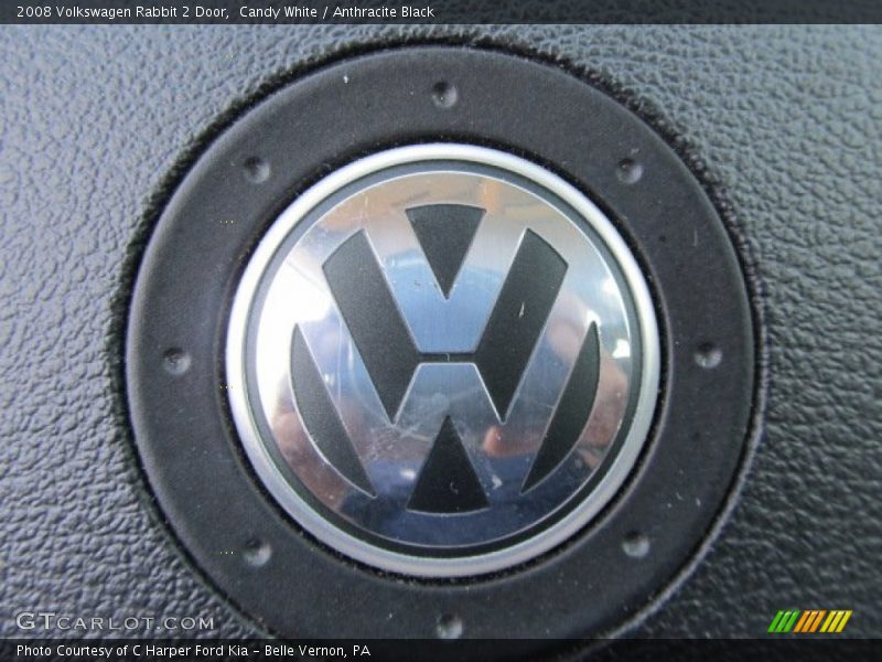 Candy White / Anthracite Black 2008 Volkswagen Rabbit 2 Door