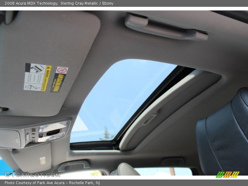 Sterling Gray Metallic / Ebony 2008 Acura MDX Technology