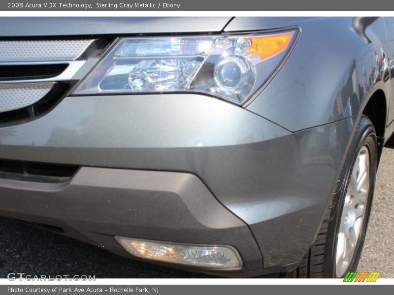 Sterling Gray Metallic / Ebony 2008 Acura MDX Technology