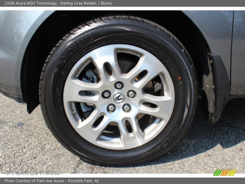 Sterling Gray Metallic / Ebony 2008 Acura MDX Technology