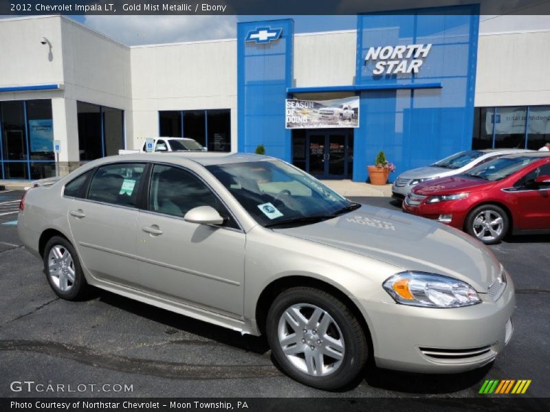 Gold Mist Metallic / Ebony 2012 Chevrolet Impala LT