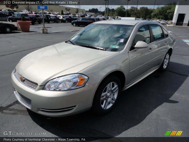 Gold Mist Metallic / Ebony 2012 Chevrolet Impala LT