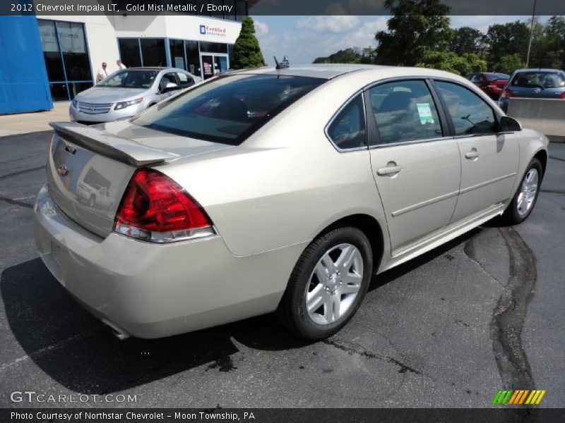Gold Mist Metallic / Ebony 2012 Chevrolet Impala LT