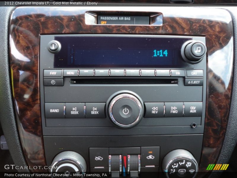 Gold Mist Metallic / Ebony 2012 Chevrolet Impala LT