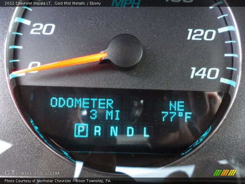 Gold Mist Metallic / Ebony 2012 Chevrolet Impala LT