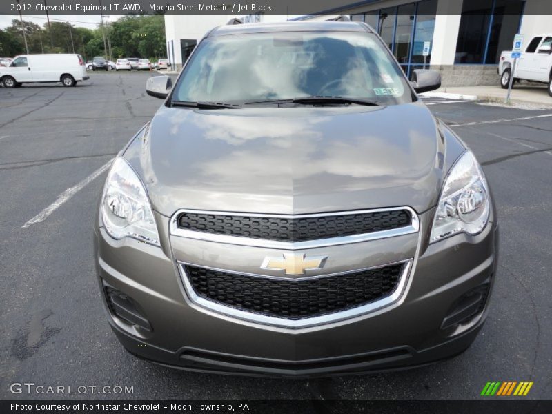 Mocha Steel Metallic / Jet Black 2012 Chevrolet Equinox LT AWD