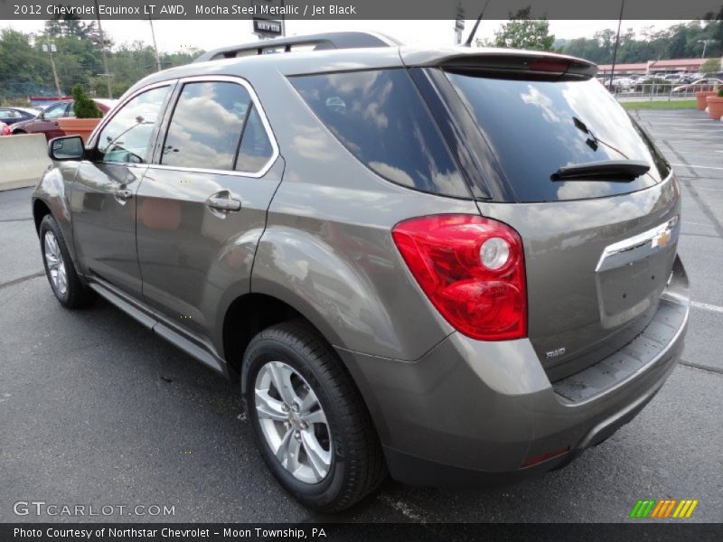 Mocha Steel Metallic / Jet Black 2012 Chevrolet Equinox LT AWD