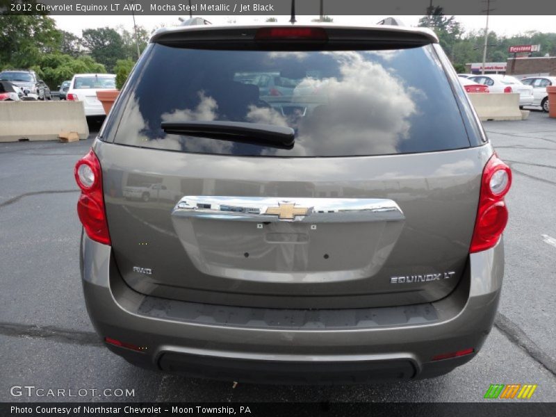 Mocha Steel Metallic / Jet Black 2012 Chevrolet Equinox LT AWD