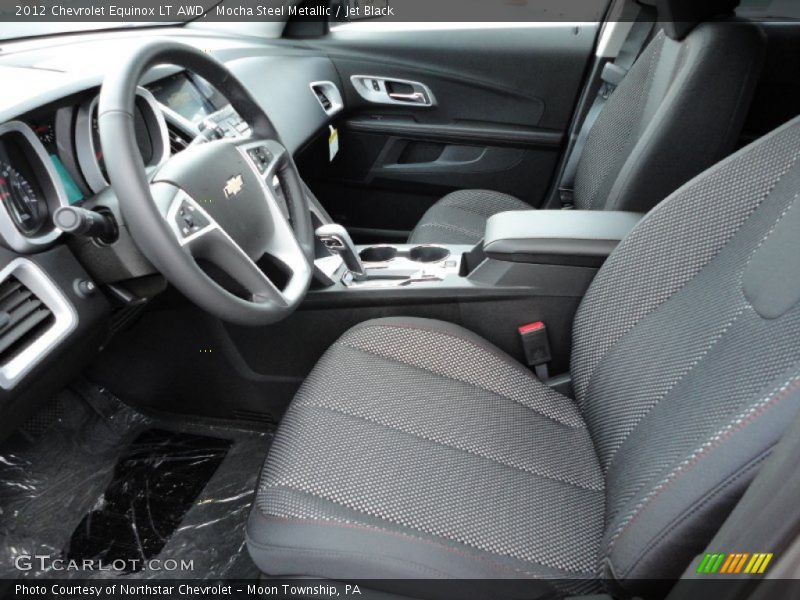 Mocha Steel Metallic / Jet Black 2012 Chevrolet Equinox LT AWD