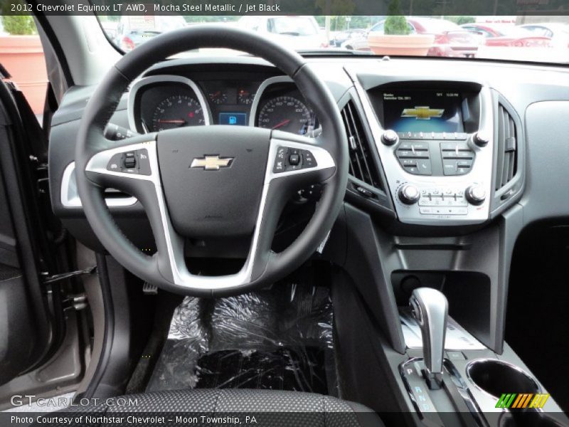 Mocha Steel Metallic / Jet Black 2012 Chevrolet Equinox LT AWD