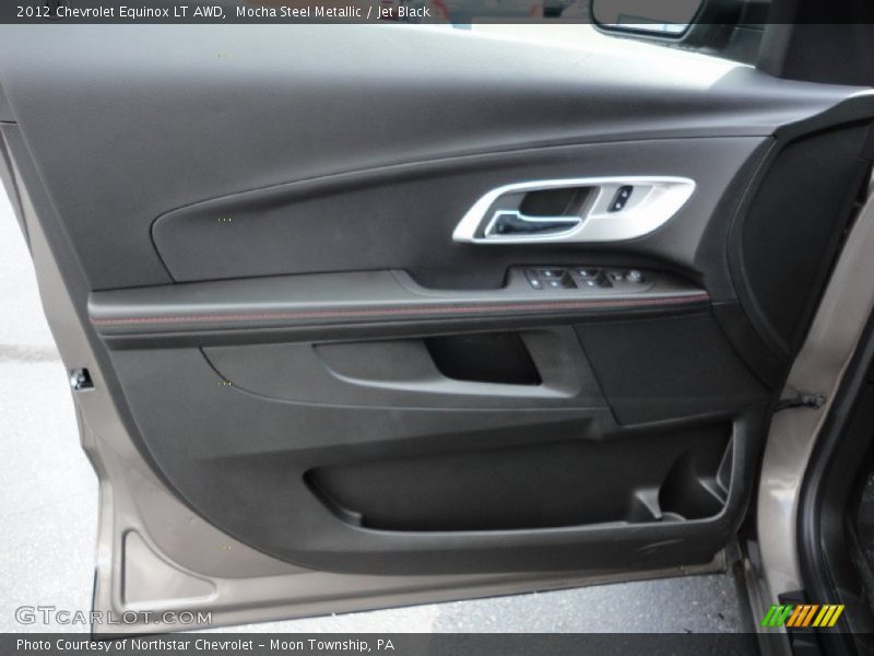 Mocha Steel Metallic / Jet Black 2012 Chevrolet Equinox LT AWD