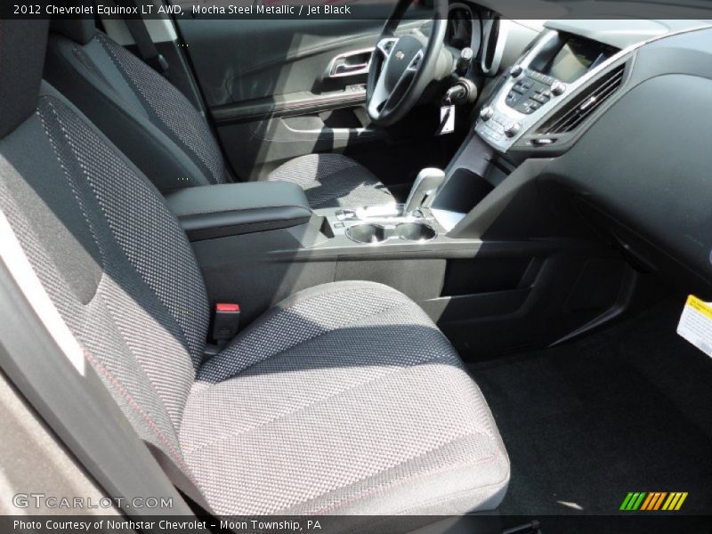 Mocha Steel Metallic / Jet Black 2012 Chevrolet Equinox LT AWD