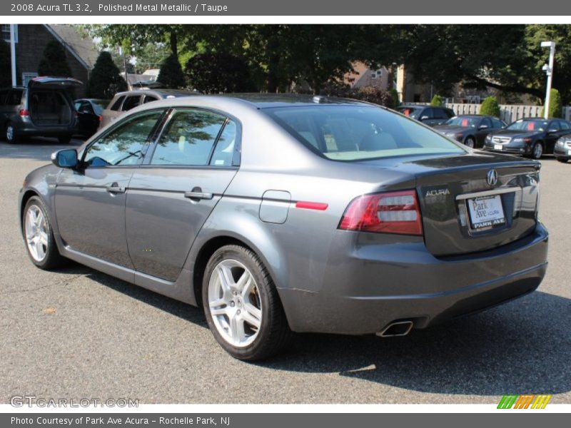 Polished Metal Metallic / Taupe 2008 Acura TL 3.2