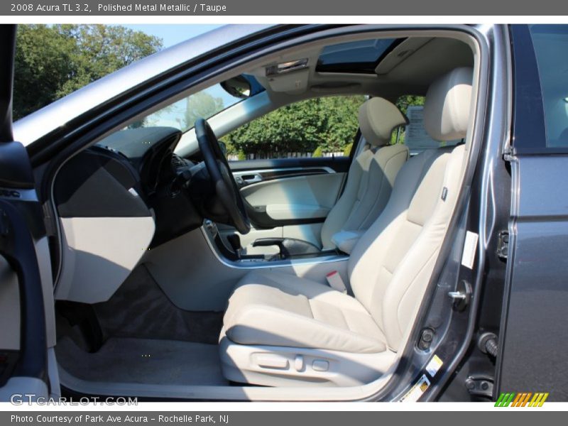 Polished Metal Metallic / Taupe 2008 Acura TL 3.2